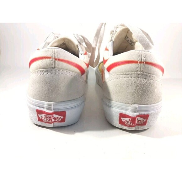 Vans Old Skool Flame Shoes Men's Size 4.5 True White Low Top - Picture 8 of 12